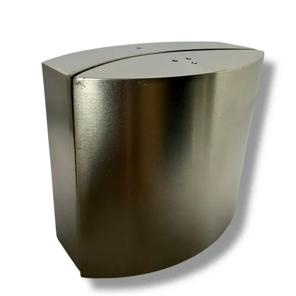 Stainless Steel Salt & Pepper Shaker Set Modern‎ Design 4oz American Metalcraft - Picture 7 of 9